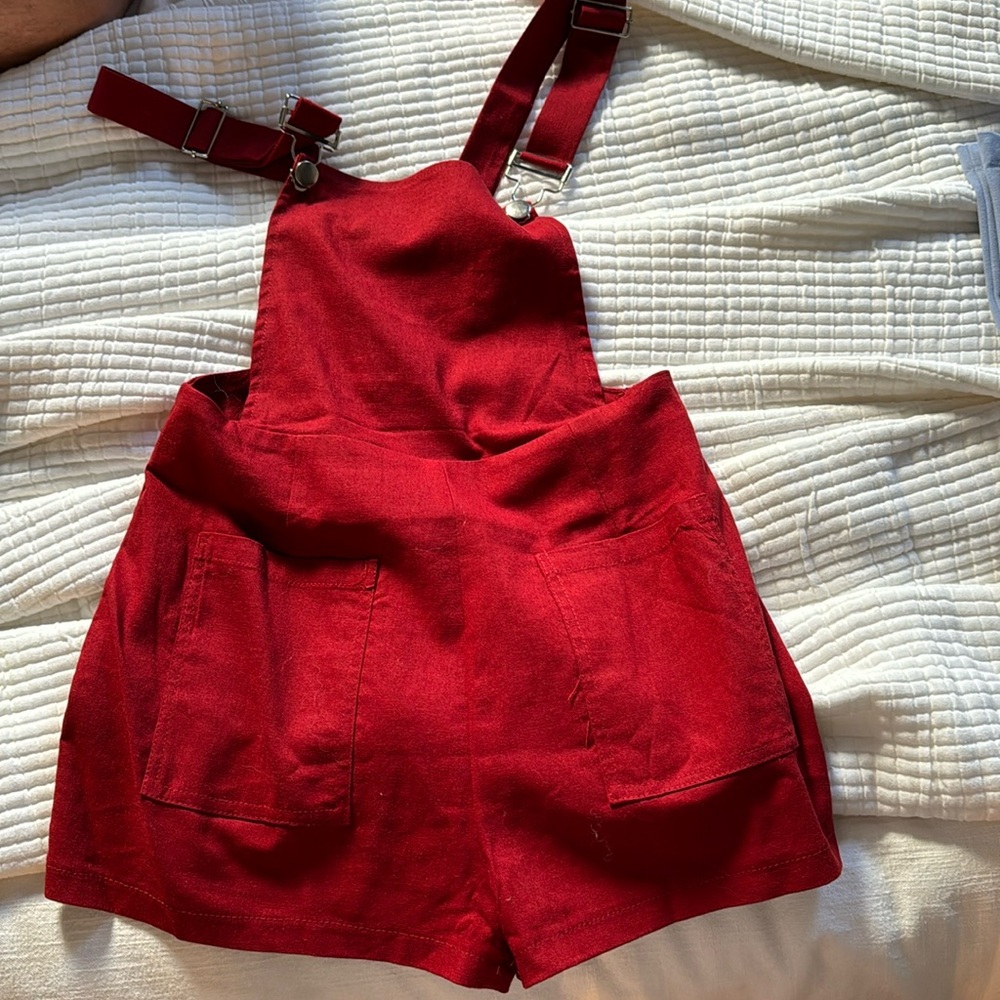 NWT Red short romper